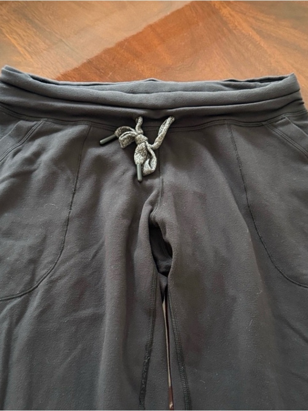 Lululemon Black Drawstring Jogger Pants - Picture 3 of 16